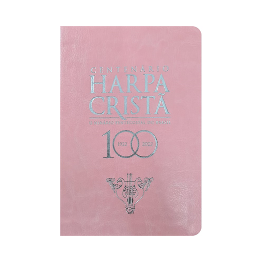 Harpa Cristã Centenário | Média | Capa Luxo Rosa Blush