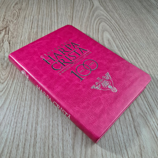 Harpa Cristã Centenário | Média | Capa Luxo Pink