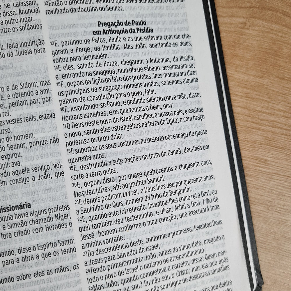 Bíblia Sagrada Cruz Dourada | ACF | Letra Maior | Capa Luxo
