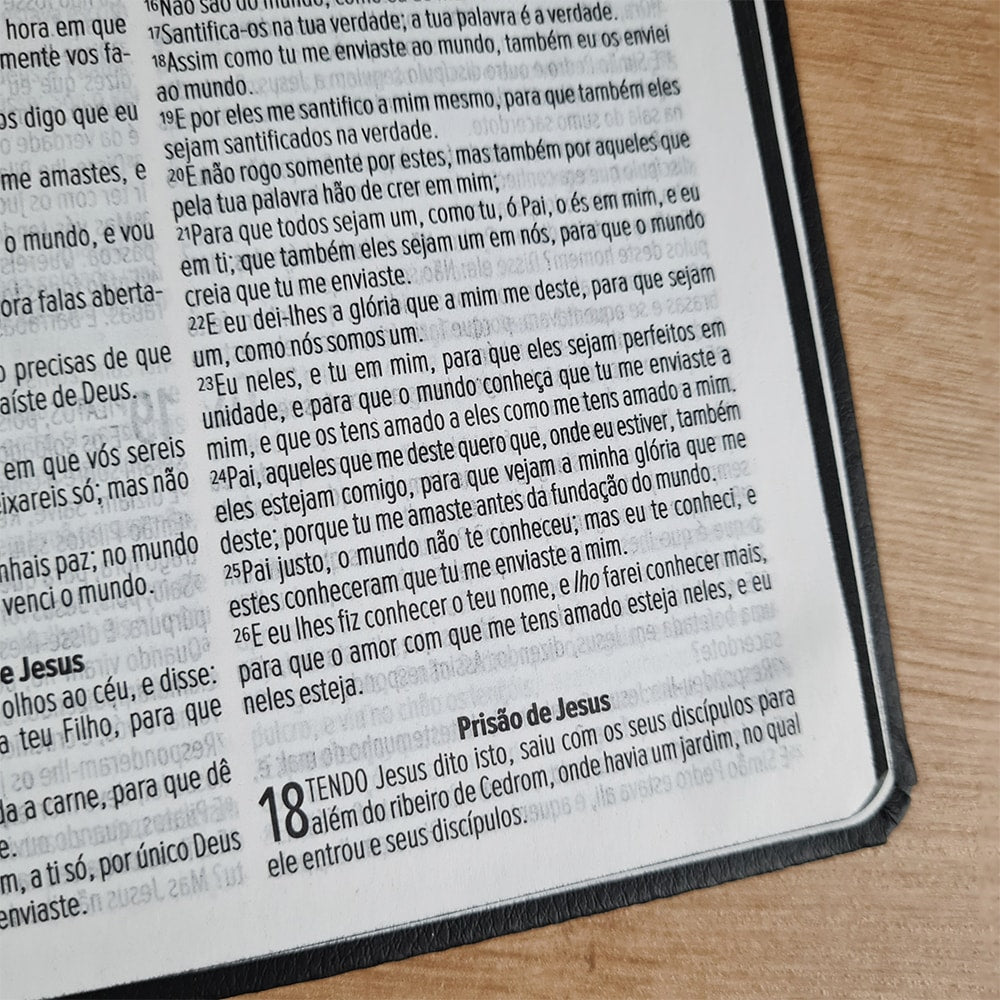 Bíblia Sagrada Cruz Dourada | ACF | Letra Maior | Capa Luxo