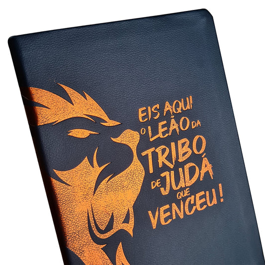 Bíblia Sagrada Leão da Tribo de Judá | ACF | Letra Maior | Capa Luxo