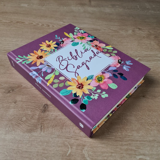 Bíblia Sagrada Primavera Alegre | NVI | Capa Dura com Espaço para Anotações