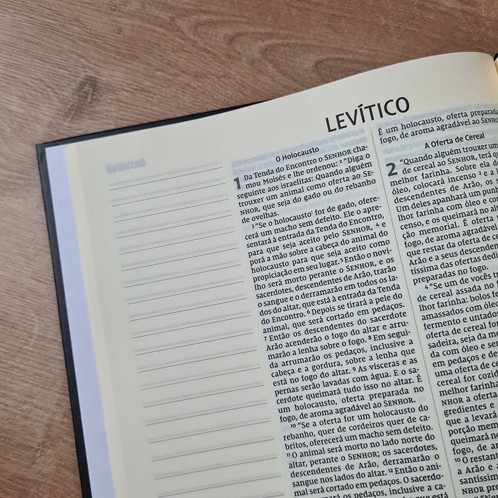 Bíblia Sagrada Lettering | NVI | Capa Dura com Espaço para Anotações