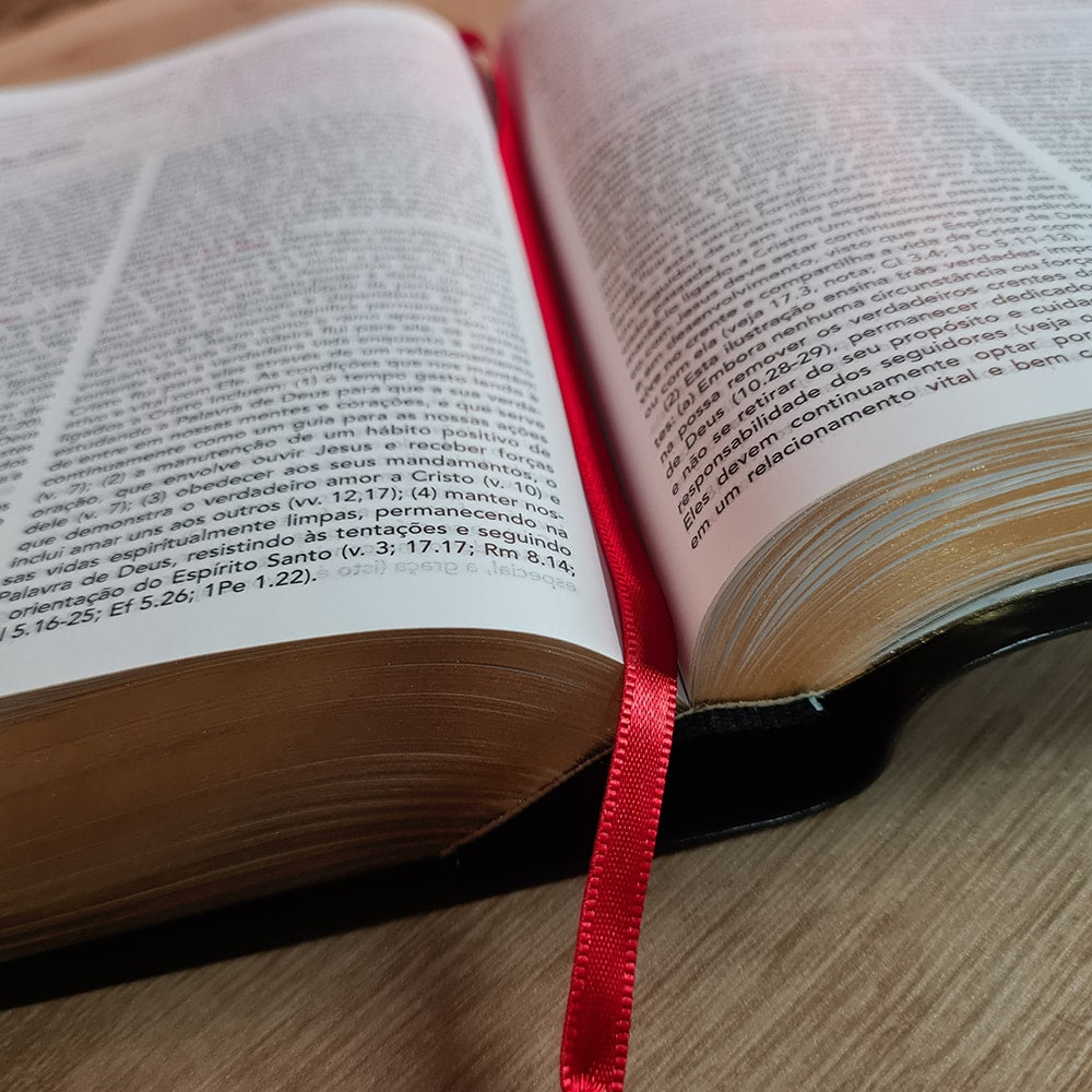 Bíblia de Estudo Pentecostal | Edição Global | ARC | Letra Grande | Capa Luxo Preta