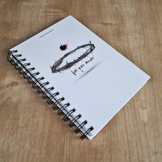 Livro Agenda Permanente Foi Por Amor | Capa Dura Espiral