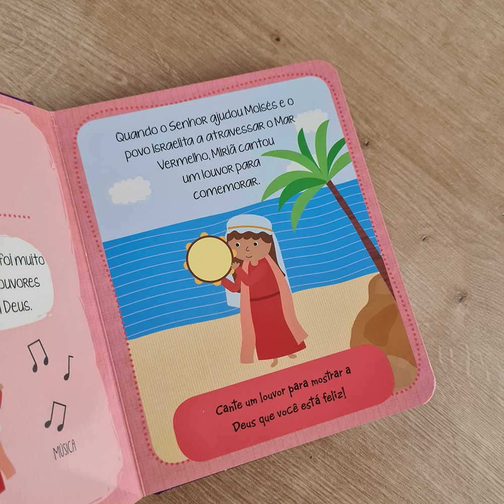 Bíblia Grandes Heroínas da Bíblia | Bíblia Do Bebê | Capa Almofadada