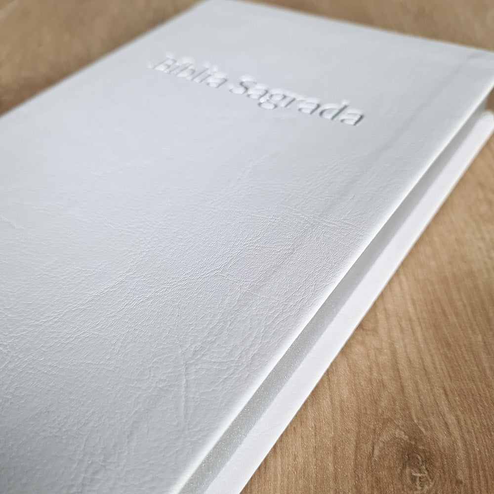 Bíblia Sagrada | NVT | Letra Normal | Capa Luxo Branca
