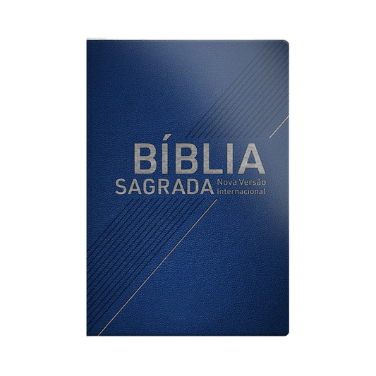 Bíblia Sagrada | NVI | Letra Grande | Capa Luxo Azul