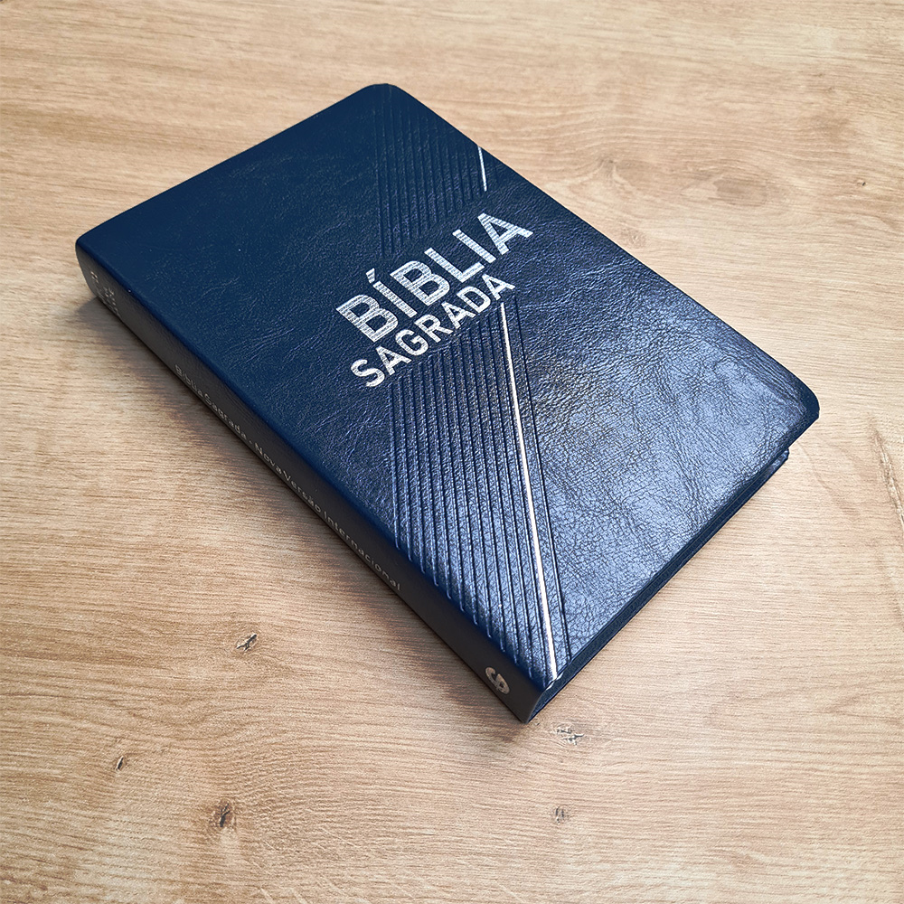Bíblia Sagrada | NVI | Letra Grande | Capa Luxo Azul