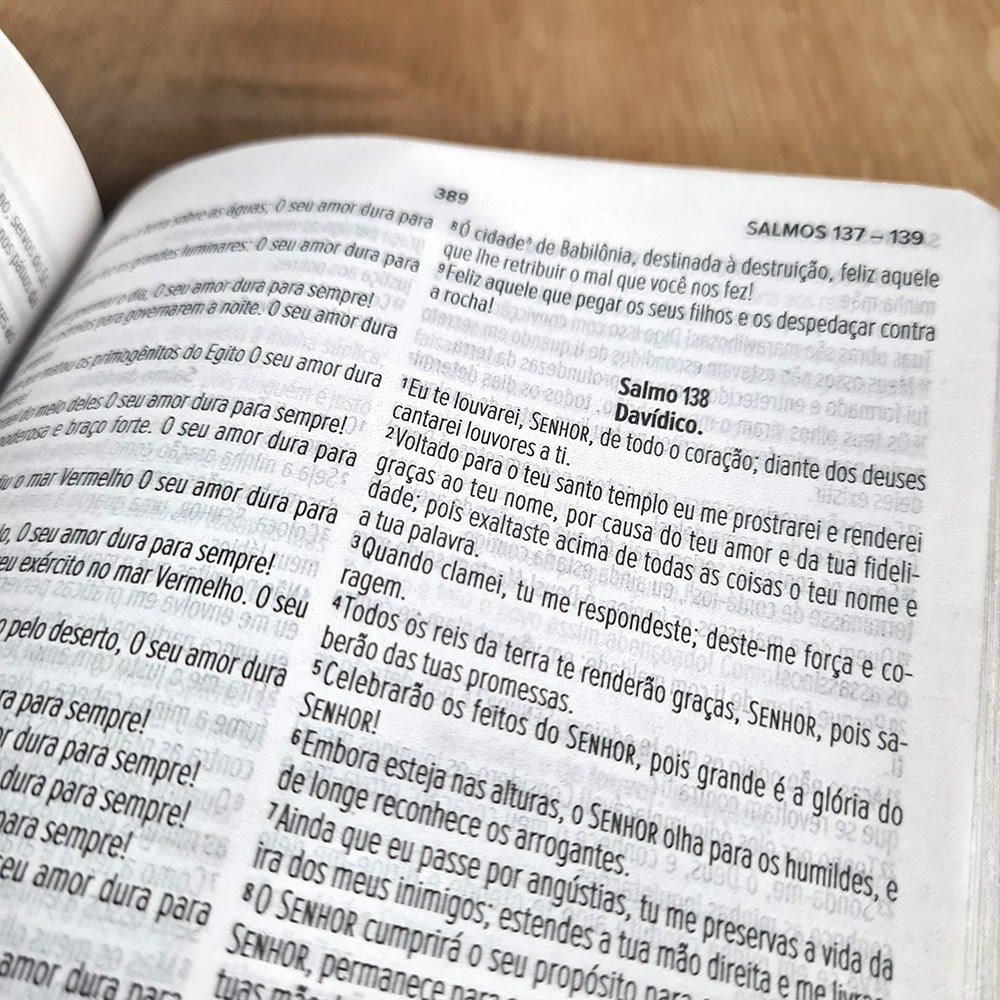 Bíblia Sagrada | NVI | Letra Normal | Capa Luxo Branca