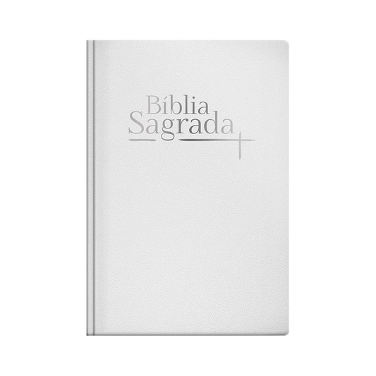 Bíblia Sagrada | NVI | Letra Normal | Capa Luxo Branca