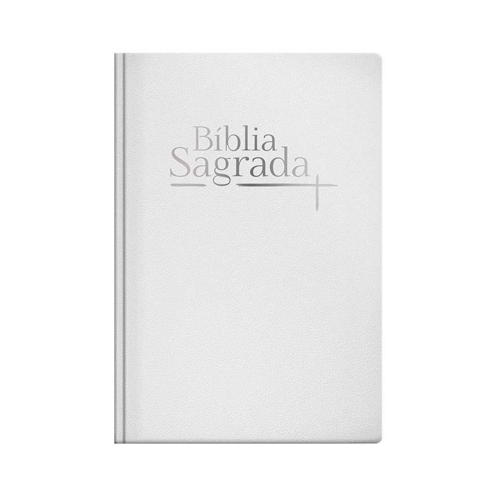 Bíblia Sagrada | NVI | Letra Normal | Capa Luxo Branca