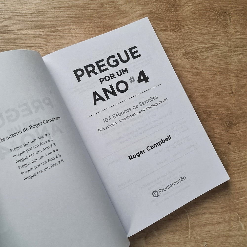 Pregue Por Um Ano 4 | Roger Campbell