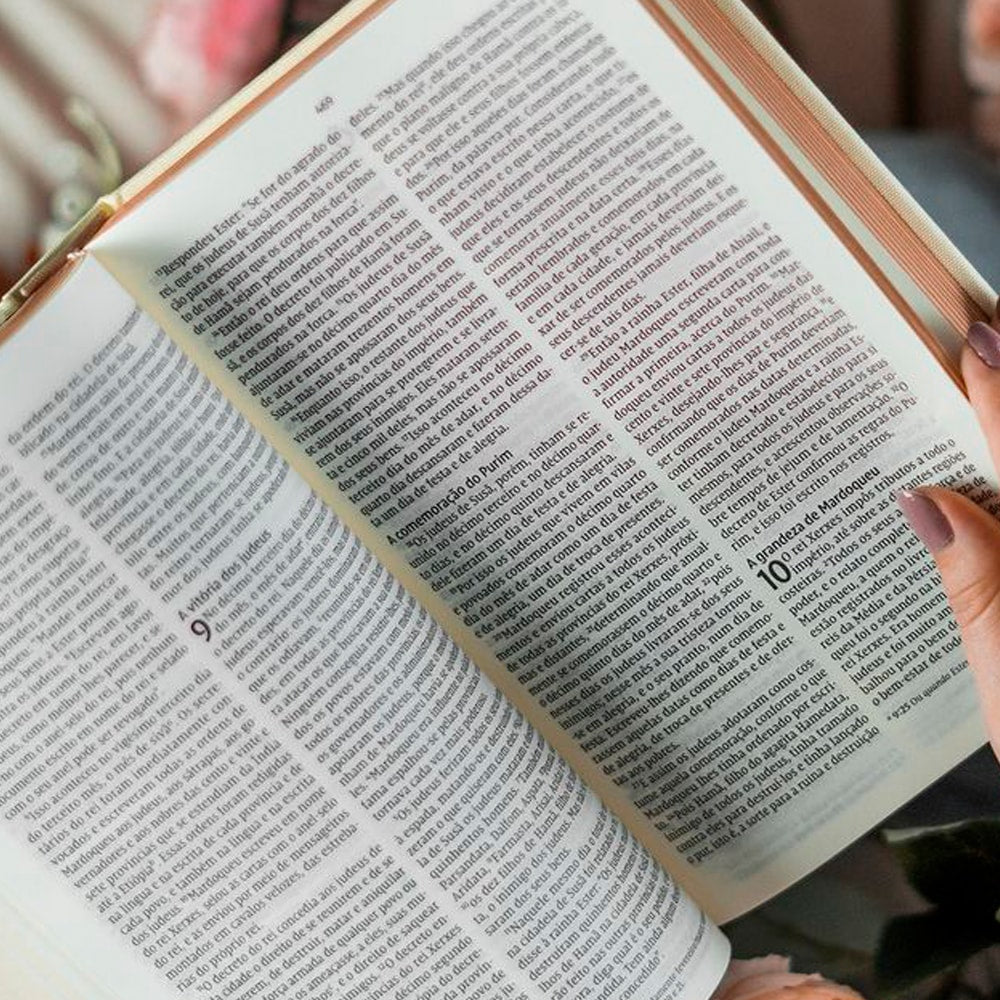 Bíblia Sagrada | NVI | Letra Normal | Leitura Perfeita | Capa Dura Tecido Bouquet