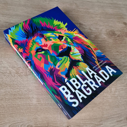 Biblia Sagrada Leão Pop | NVI | Letra Normal | Capa Brochura
