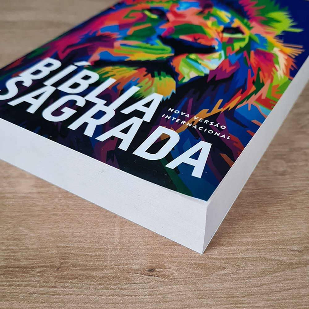 Biblia Sagrada Leão Pop | NVI | Letra Normal | Capa Brochura