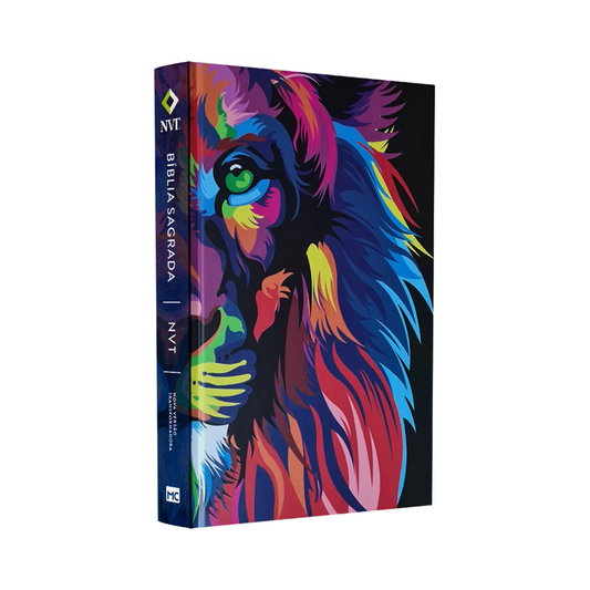 Bíblia Sagrada Lion Colors | NVT | Letra Normal | Capa Dura