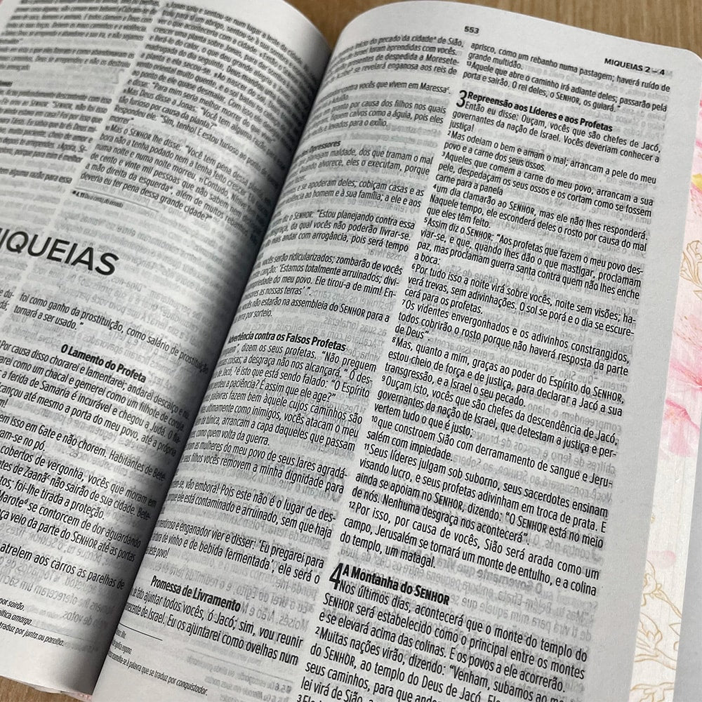 Bíblia Sagarda Dar-te Graças | NVI | Letra Normal | Capa Dura