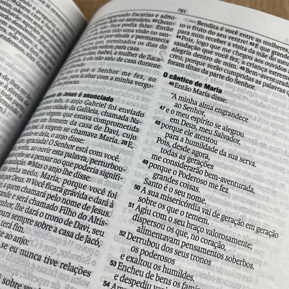 Bíblia Sagrada | NAA | Letra Normal | Capa Brochura Cinza