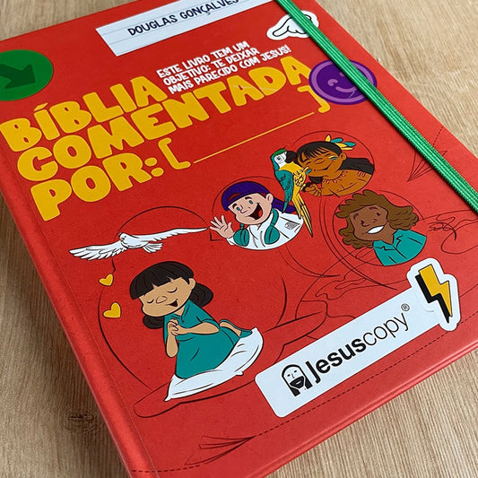 Bíblia Comentada Por: ______ | Kids | JesusCopy