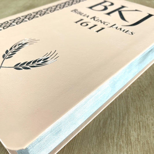 Bíblia King James 1611 | Letra Ultragigante | Capa Luxo Rose