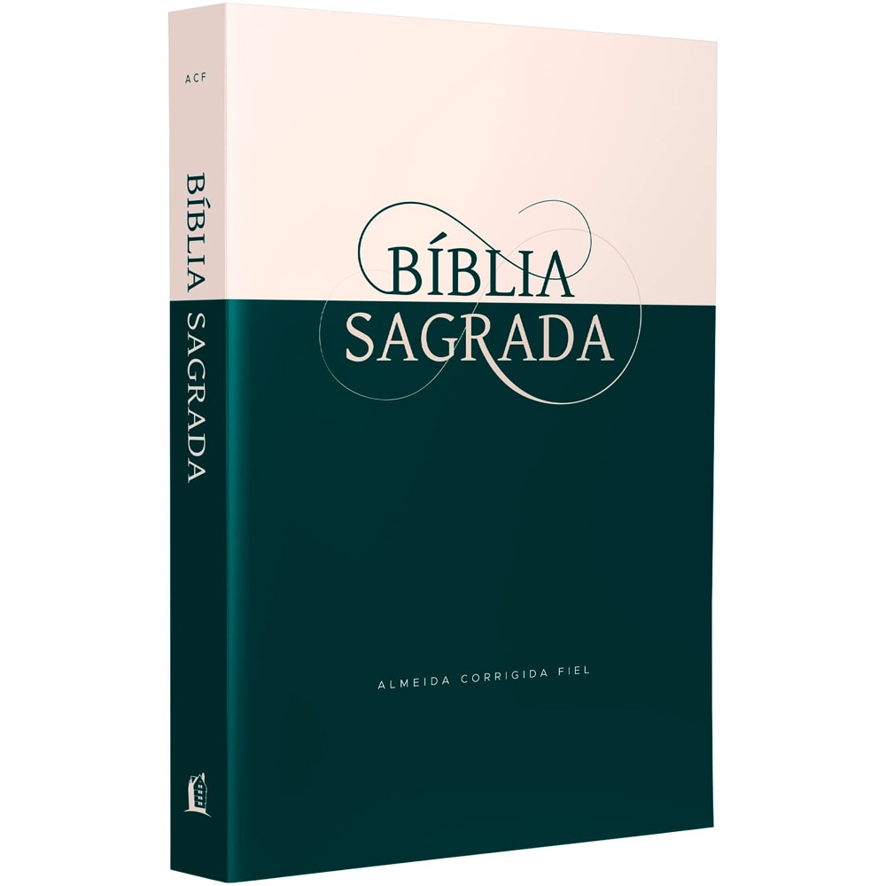 Bíblia Sagrada | ACF| Leitura Perfeita | Brochura Verde e Hush Pink