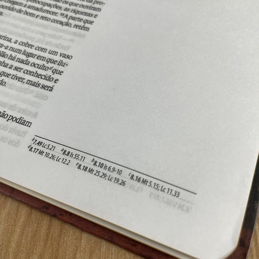 Bíblia Sagrada Jornada Espiral | NAA | Letra Grande| Capa Flores