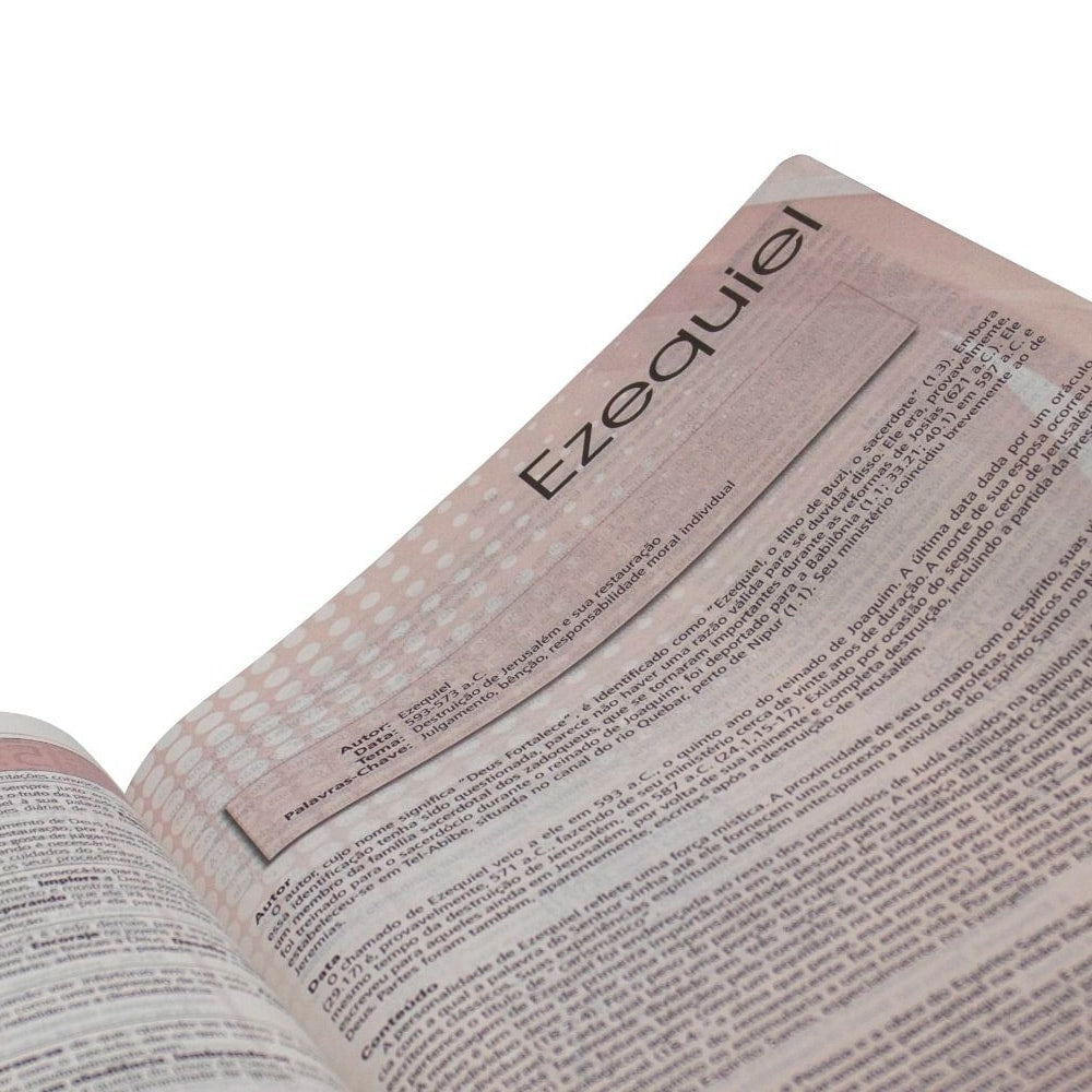 Bíblia de Estudo Plenitude | Letra Normal | ARC | Capa Luxo Bordo e Chumbo