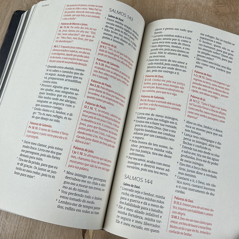 Bíblia Contexto | Salmos e Provérbios | NVT | Capa Dura | Davi e Salomão