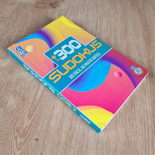 Coquetel + de 300 Sudokus | Do Fácil ao Muito Difícil