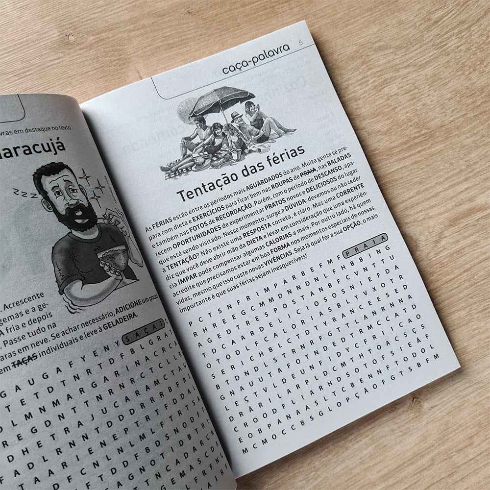Coquetel Caça-Palavras | Fácil | Livro 50