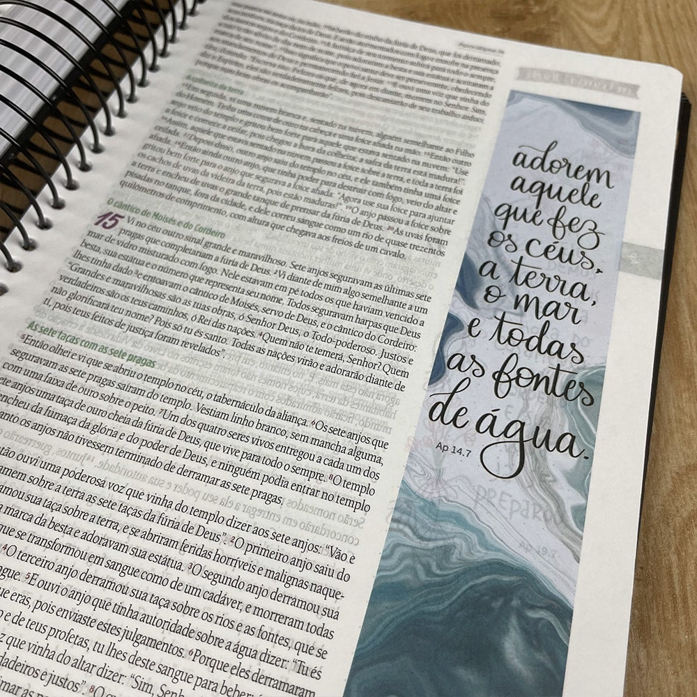 Bíblia Ilustrada Anote Flores para Você | NVT | Letra Normal | Capa Dura Espiral