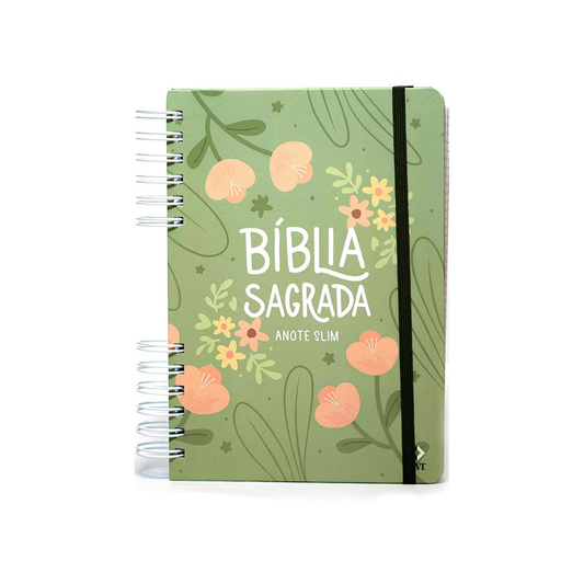 Bíblia Anote Slim | NVT | Capa Espiral Minha Esperança