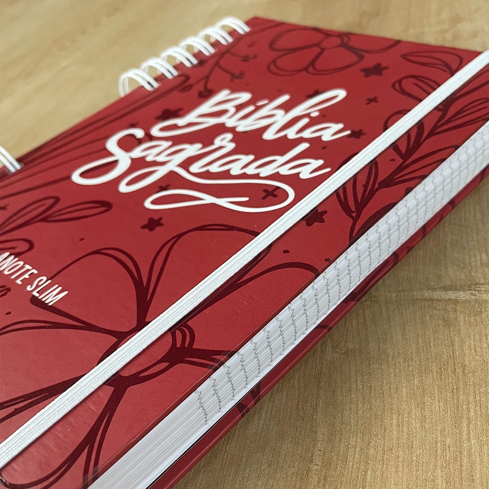 Bíblia Anote Slim | NVT | Capa Espiral Meu Tudo