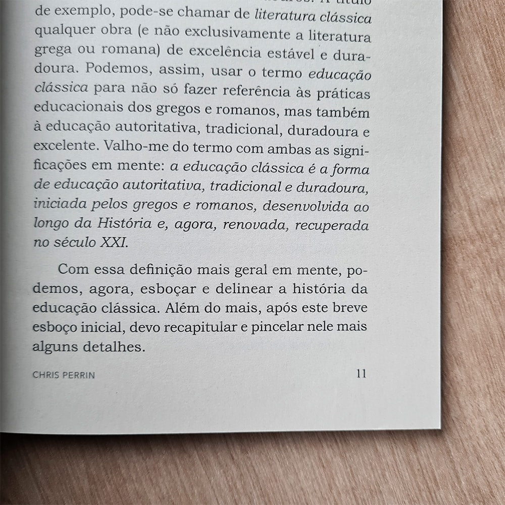 Introdução à Educação Cristã Clássica | Chris Perrin