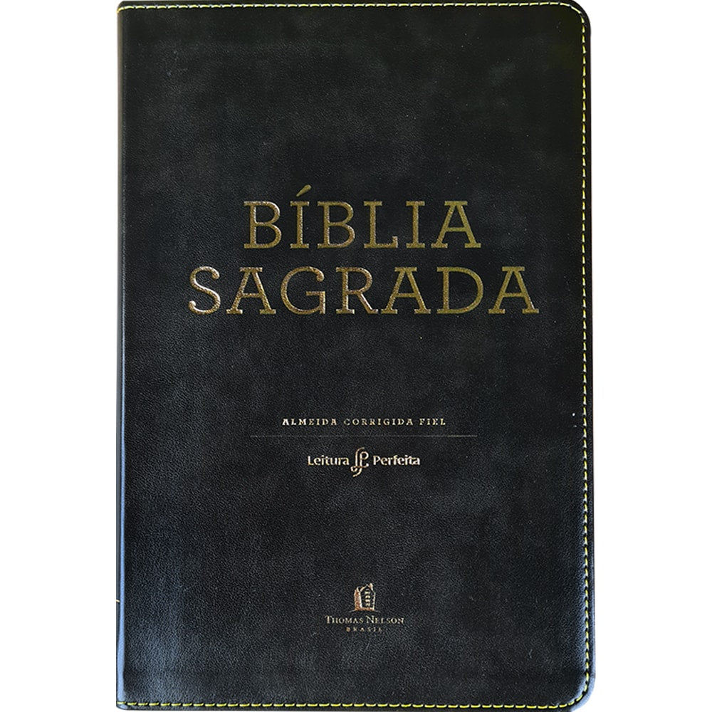 Bíblia Sagrada | ACF | Leitura Perfeita | Couro Soft Preto