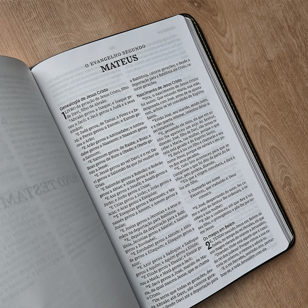 Bíblia Sagrada | ACF | Leitura Perfeita | Couro Soft Preto