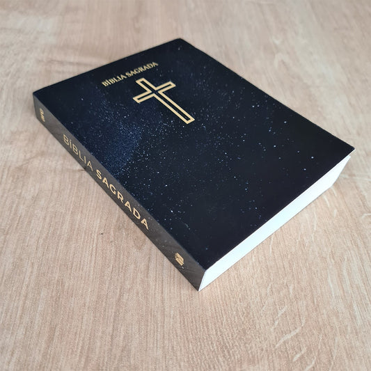 Bíblia Sagrada Média Salvos Pela Graça | ARC | Brochura Preta