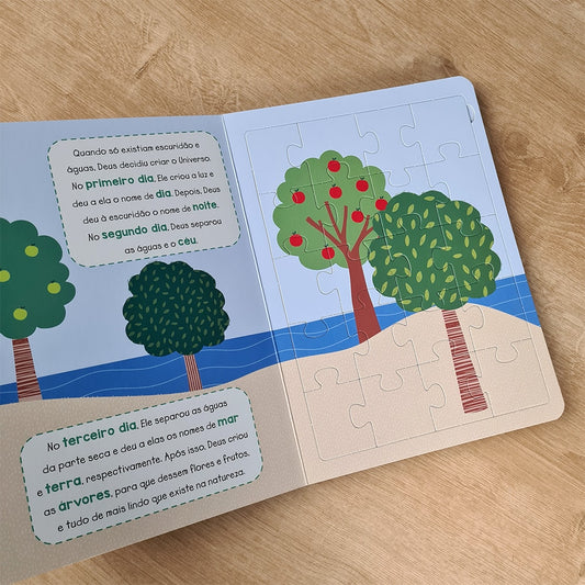 A Criação | Com 4 Quebra-Cabeça de 20 peças