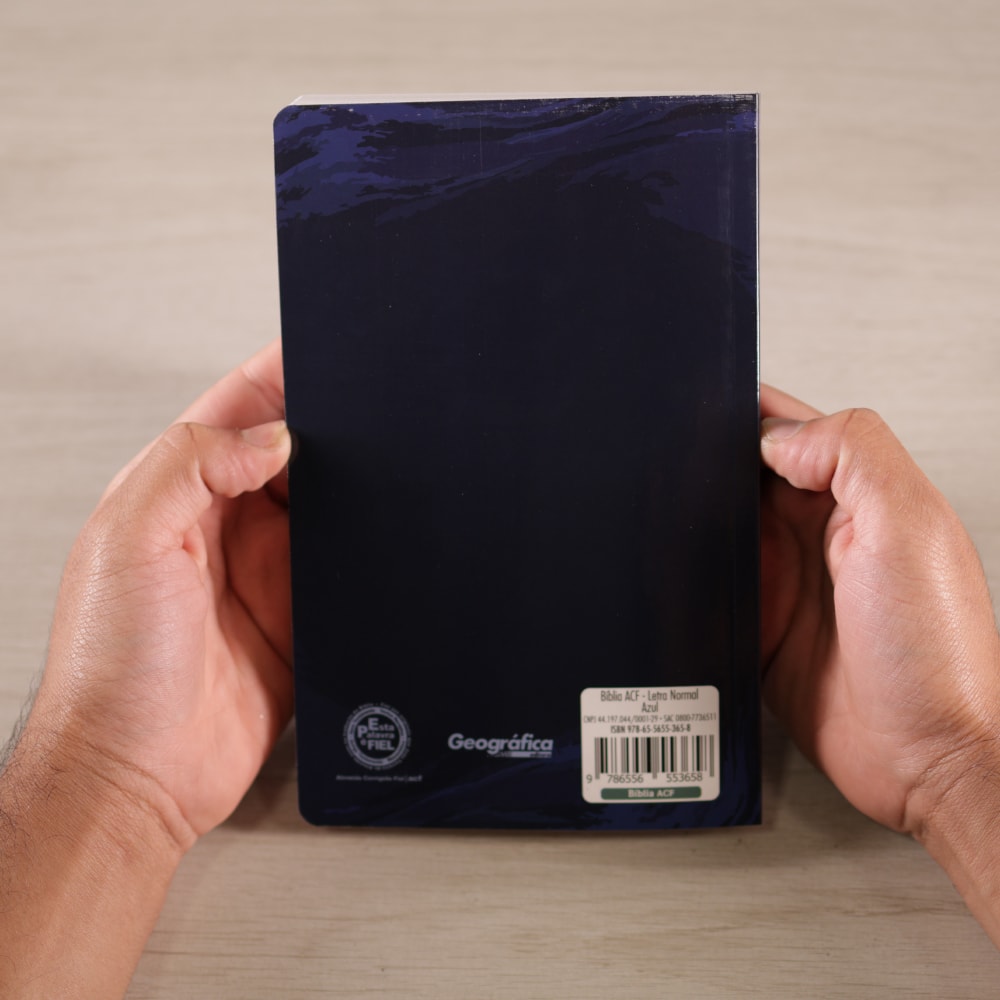 Bíblia Sagrada | ACF | Letra Normal | Capa Brochura Deep Blue