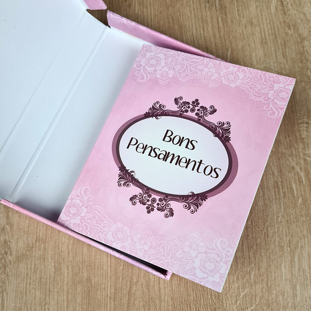 Devocional Bons Pensamentos | Capa Brochura com Estojo