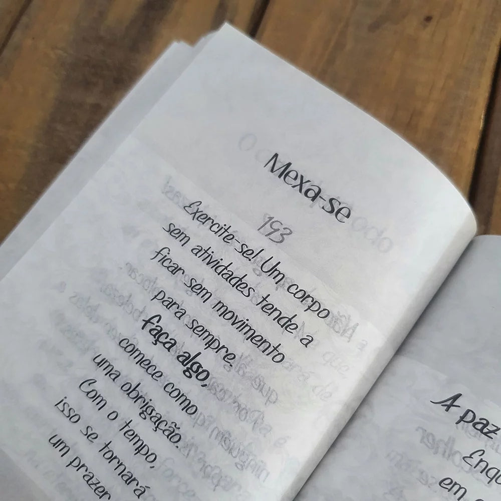 Devocional Bons Pensamentos | Capa Brochura com Estojo
