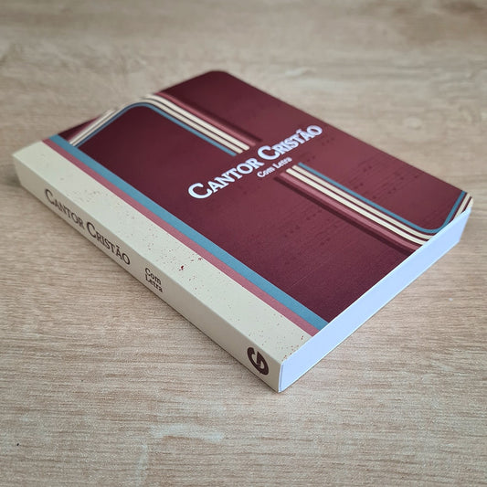 Cantor Cristão Médio com Letra | Capa Brochura