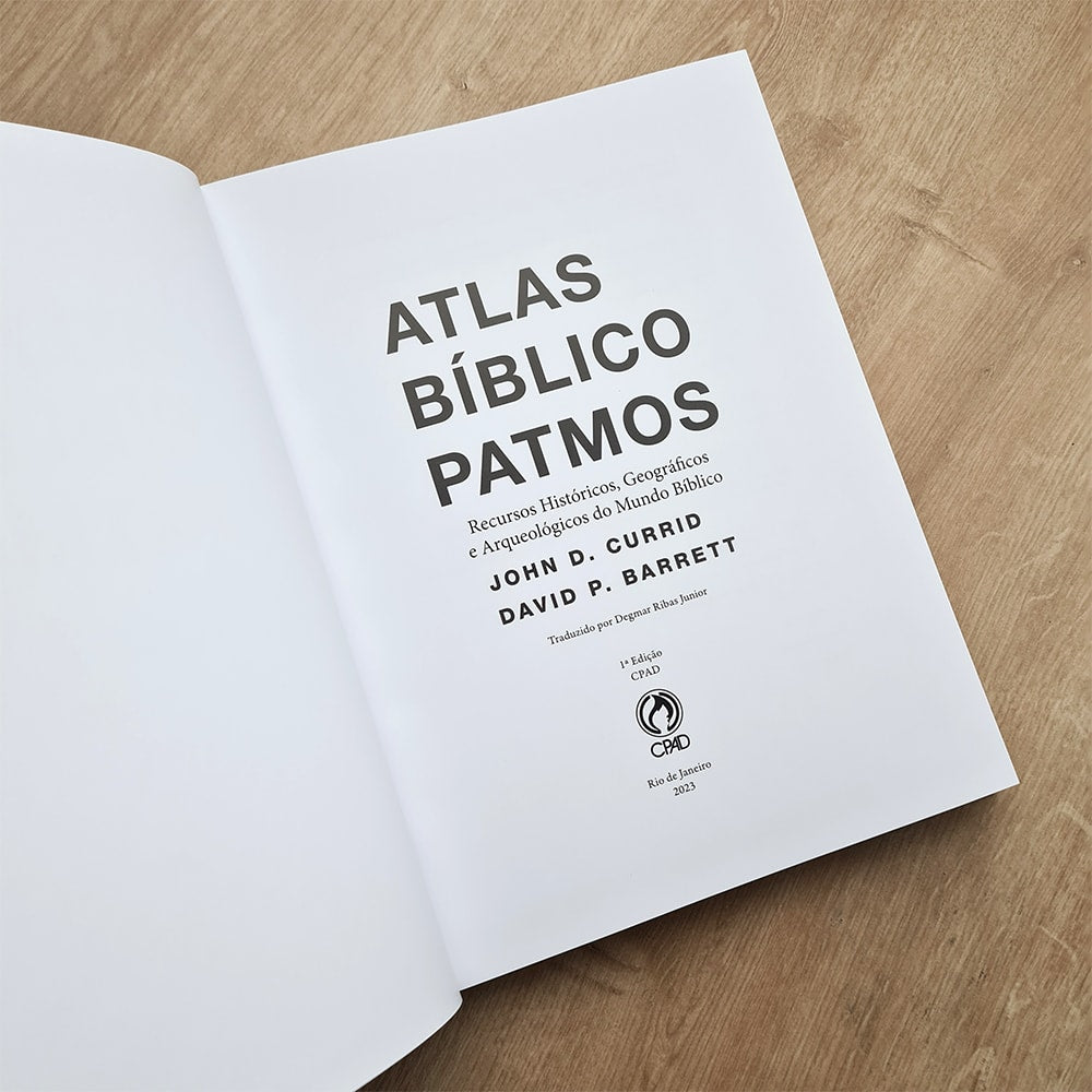 Atlas Bíblicos Patmos | John D Currid e David P Barrett