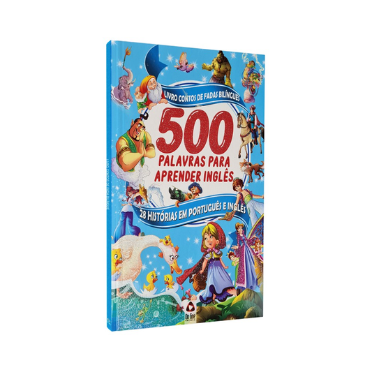Livro Contos de Fadas Nilíngues | 500 Palavras para Aprender Inglês