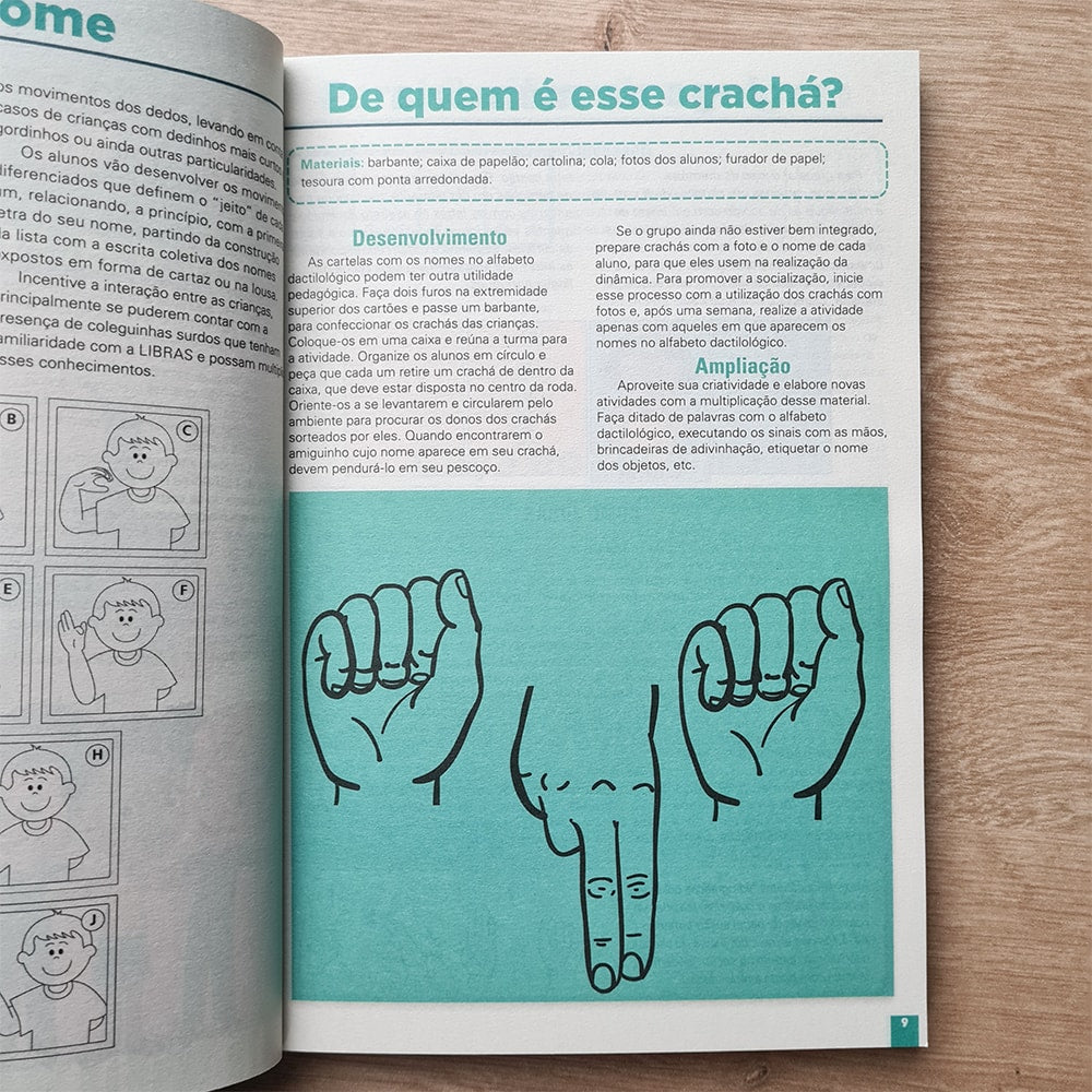 Livro O Grande Livro de Libras | Atividades para Trabalhar a Língua de Sinais
