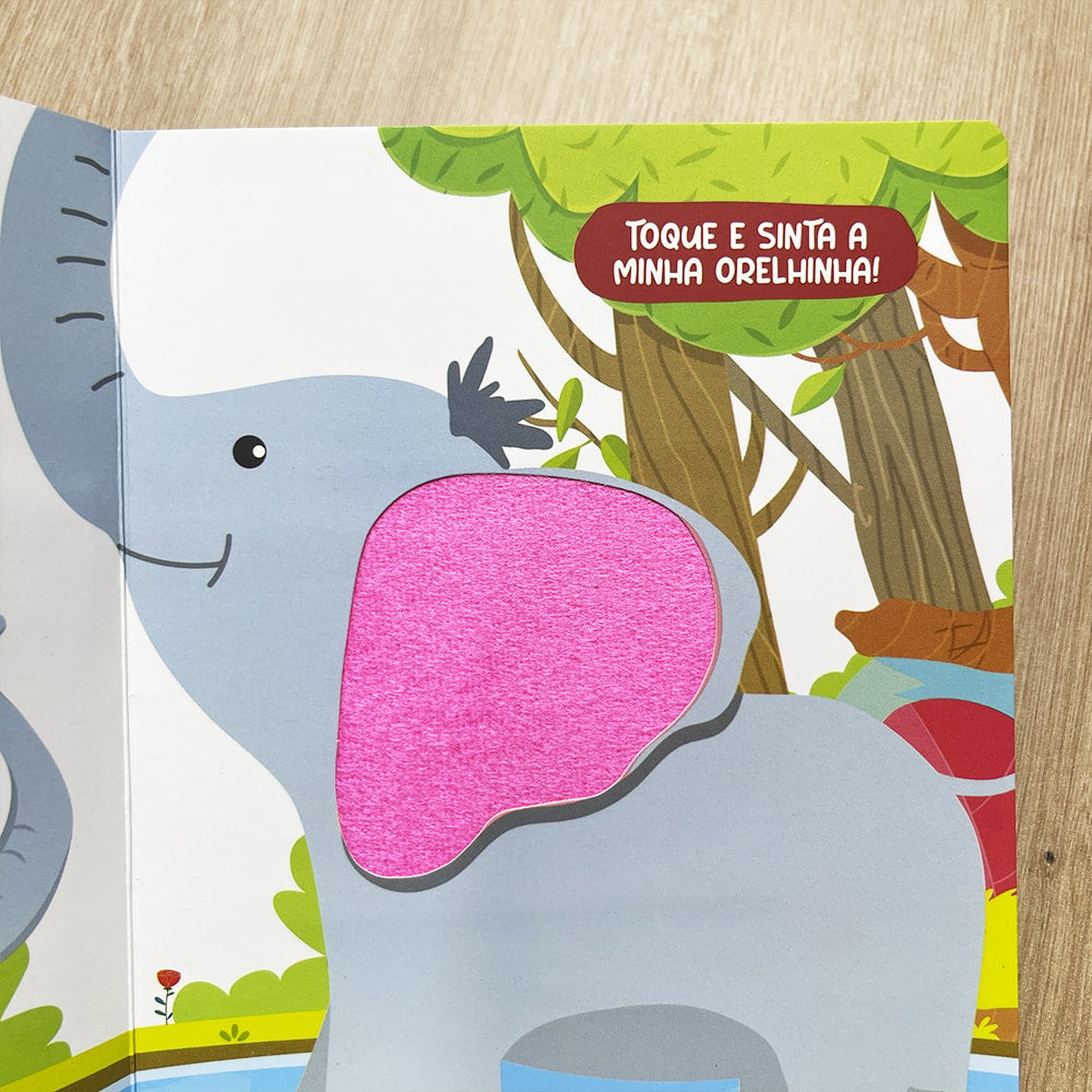 Livro Toque e Sinta | Meus Amigos da Selva
