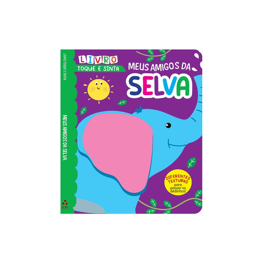 Livro Toque e Sinta | Meus Amigos da Selva