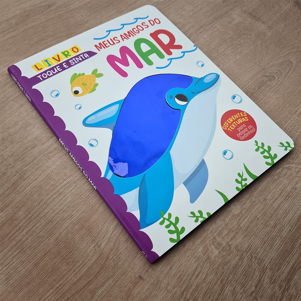 Livro Toque e Sinta | Maus Amigos do Mar