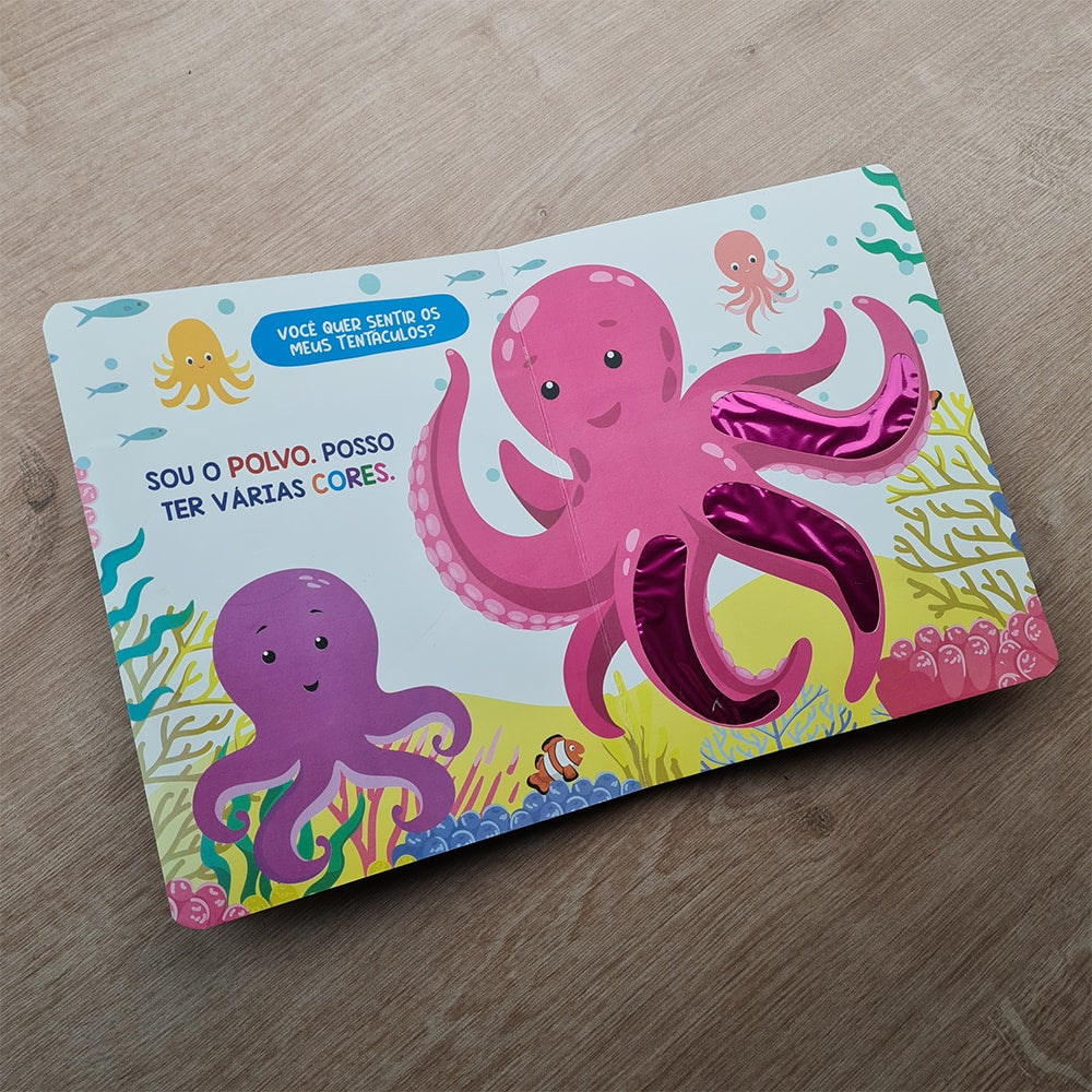 Livro Toque e Sinta | Maus Amigos do Mar